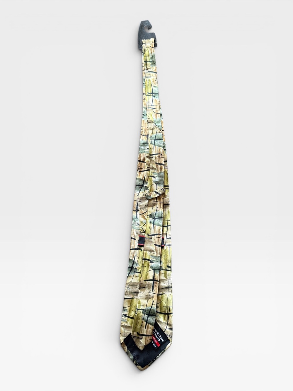 Limited Edition J. Garcia 100% Silk Necktie Titled "Man With Green Turtleneck" - Picture 3 of 5